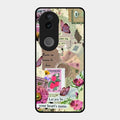 Vintage Vibes Glass Case Cover For Vivo T4R 5G