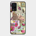 Vintage Vibes Glass Case Cover For Vivo V21 5G