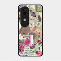 Vintage Vibes Glass Case Cover For Vivo V40E 5G