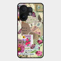 Vintage Vibes Glass Case Cover For Vivo V60 5G