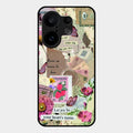 Vintage Vibes Glass Case Cover For Vivo X200 Fe 5G