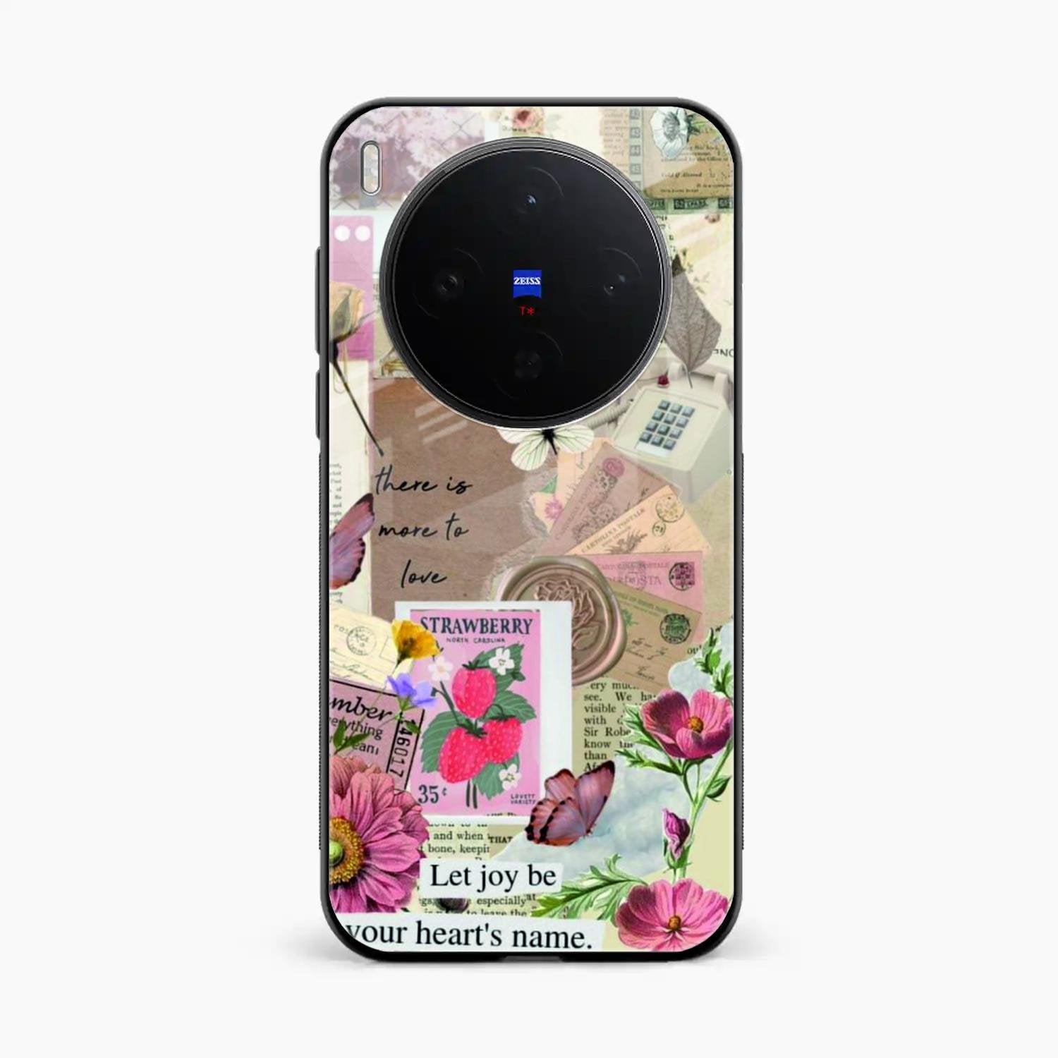 Vintage Vibes Glass Case Cover For Vivo X300 5G