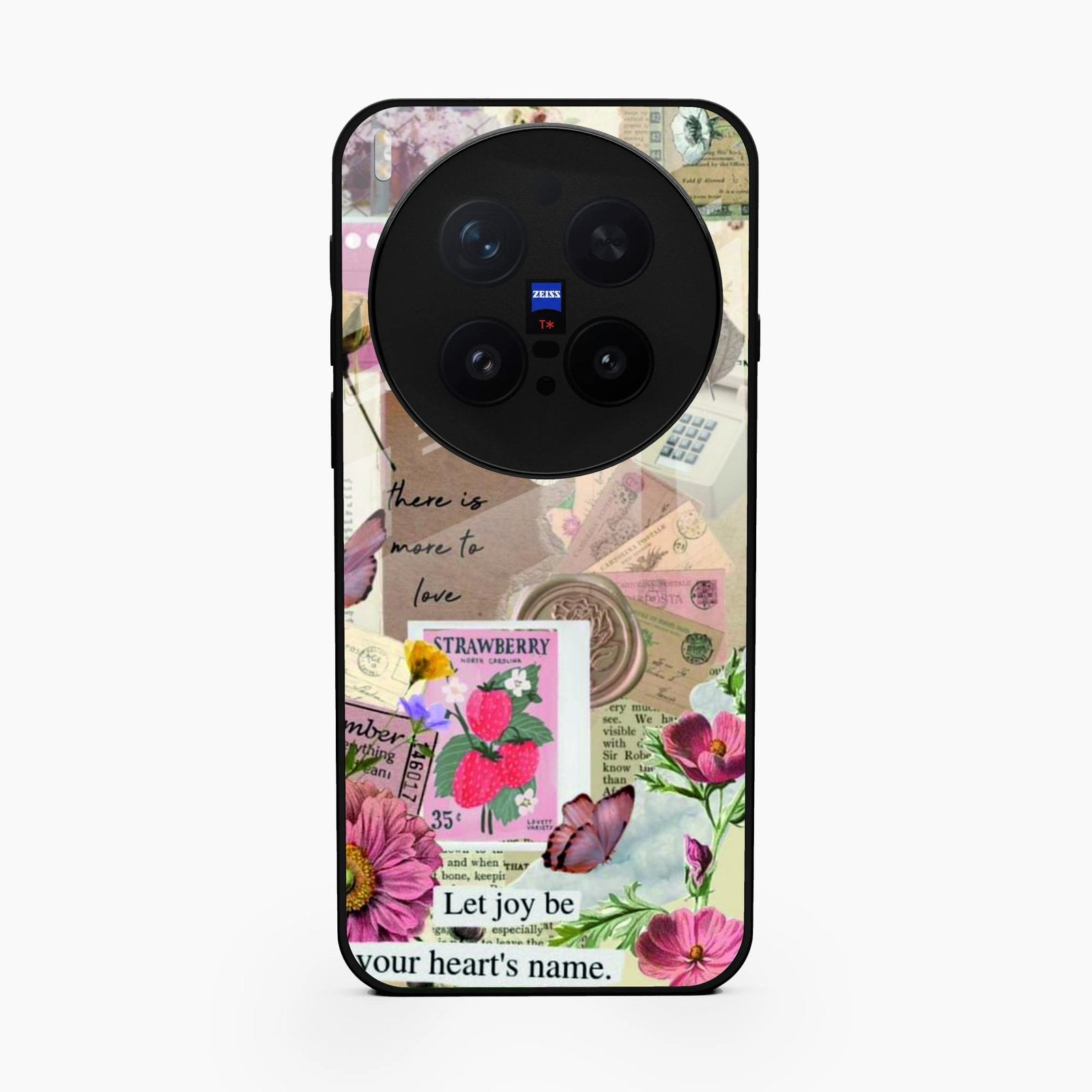Vintage Vibes Glass Case Cover For Vivo X300 Pro 5G