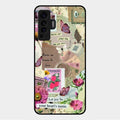 Vintage Vibes Glass Case Cover For Vivo X50 5G