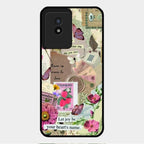 Vintage Vibes Glass Case Cover For Vivo Y02T