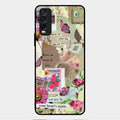 Vintage Vibes Glass Case Cover For Vivo Y12G