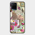 Vintage Vibes Glass Case Cover For Vivo Y21E