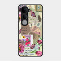 Vintage Vibes Glass Case Cover For Vivo Y400 Pro 5G
