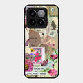 Vintage Vibes Glass Case Cover For Xiaomi 14 5G