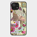 Vintage Vibes Glass Case Cover For Xiaomi Mi 11 Lite