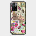 Vintage Vibes Glass Case Cover For Xiaomi Redmi 10 Prime