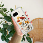 Vintage Wildflower Anti Yellow Case For Google Pixel 9a 5G