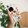 Vintage Wildflower Transparent Silicon Case For iQOO 12 5G