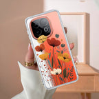 Vintage Wildflower Transparent Silicon Case For iQOO Neo 10 5G