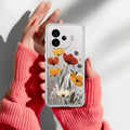 Vintage Wildflower Transparent Silicon Case For iQOO Neo 10R 5G