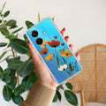 Vintage Wildflower Transparent Silicon Case For iQOO Z6 Pro 5G