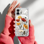 Vintage Wildflower Anti Yellow Case For Nothing Phone 2