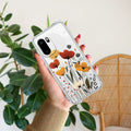 Vintage Wildflower Transparent Silicon Case For OnePlus 15R 5G