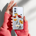 Vintage Wildflower Transparent Silicon Case For OnePlus 9 Pro