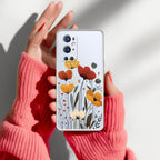 Vintage Wildflower Transparent Silicon Case For OnePlus 9 Pro