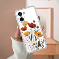 Vintage Wildflower Transparent Silicon Case For OnePlus Nord CE5 5G