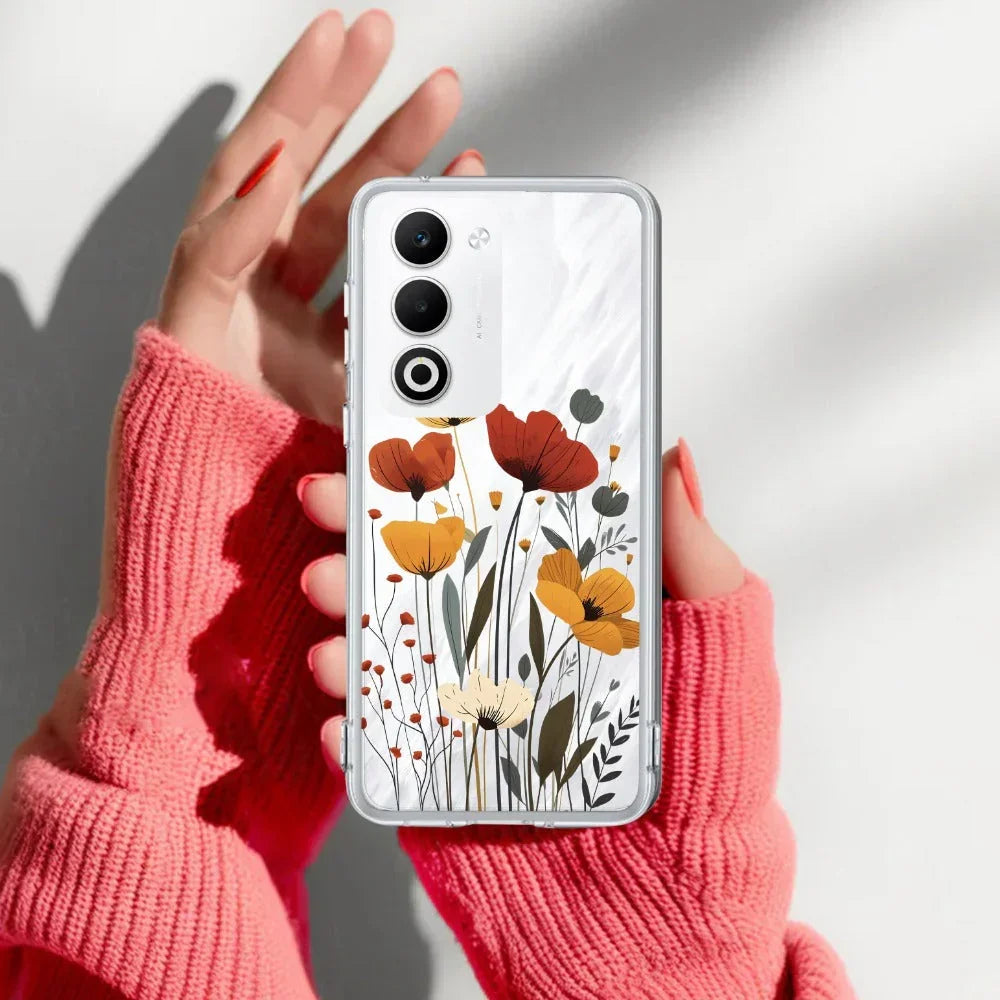 Vintage Wildflower Anti Yellow Case For Oppo A5 5G