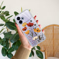 Vintage Wildflower Transparent Silicon Case For Oppo F33 Pro 5G