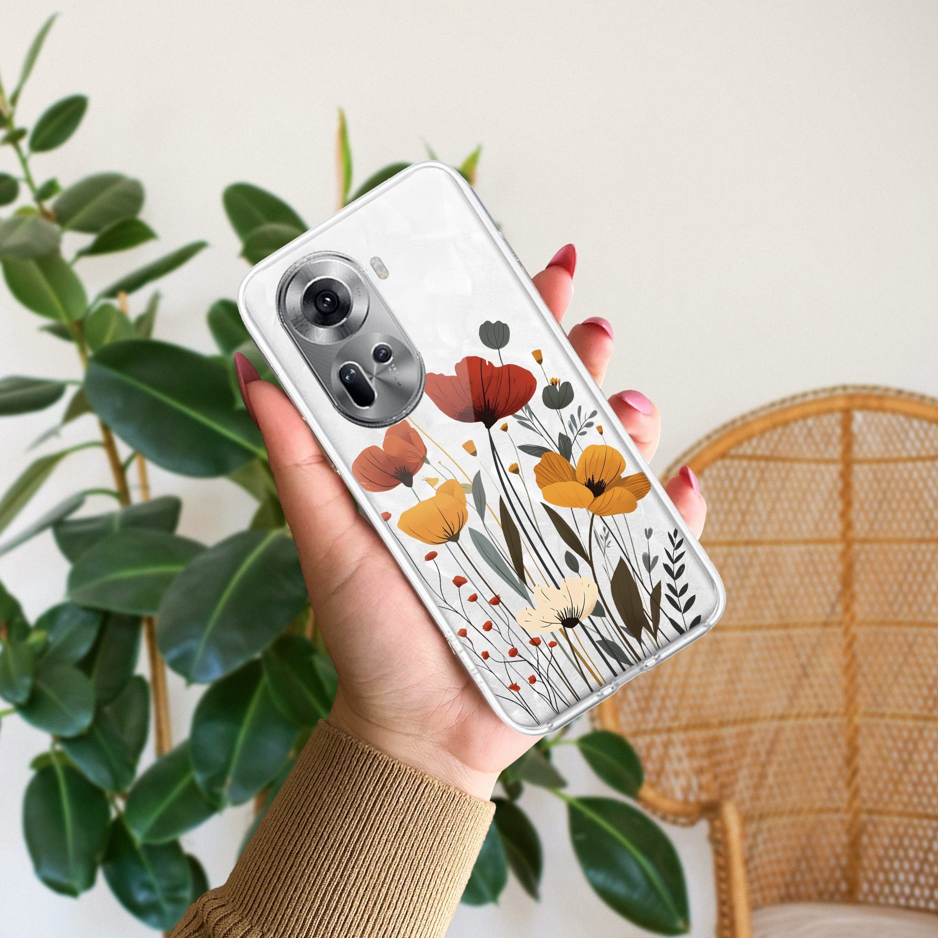Personalized Pink Blossom Girl Anti Yellow Case For Google Pixel 9a 5G
