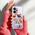 Vintage Wildflower Transparent Silicon Case For Realme 14T 5G