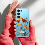 Vintage Wildflower Anti Yelllow Case For Realme 15X 5G