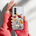Vintage Wildflower Anti Yelllow Case For Realme P4x 5G