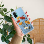 Vintage Wildflower Transparent Silicon Case For Redmi Note 14 Pro 5G