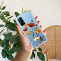 Vintage Wildflower Transparent Silicon Case For Redmi Note 11 Pro / Redmi Note 11 Pro Plus 5G
