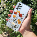 Vintage Wildflower Transparent Silicon Case For Samsung Galaxy A52 / Samsung Galaxy A52s