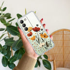 Vintage Wildflower Transparent Silicon Case For Vivo T4x 5G