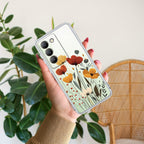 Vintage Wildflower Transparent Silicon Case For Vivo T3 5G