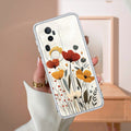 Vintage Wildflower Transparent Silicon Case For Vivo T4 Ultra 5G