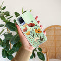Vintage Wildflower Transparent Silicon Case For Vivo Y16