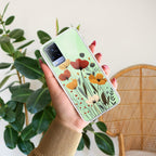 Vintage Wildflower Transparent Silicon Case For Vivo V21 5G