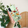 Vintage Wildflower Transparent Silicon Case For Vivo Y20s/Vivo Y20A/Vivo Y20G/Vivo Y20i / Vivo Y20T / Vivo Y20