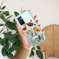 Vintage Wildflower Transparent Silicon Case For Vivo V23E