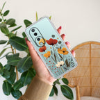 Vintage Wildflower Transparent Silicon Case For Vivo T3 Pro 5G
