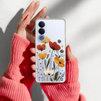 Vintage Wildflower Anti Yellow Case For Vivo V70 FE 5G