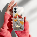 Vintage Wildflower Transparent Silicon Case For Vivo T4 Lite 5G