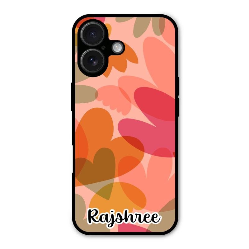 Virginia Customize Glass Case Cover For iPhone 16 Plus
