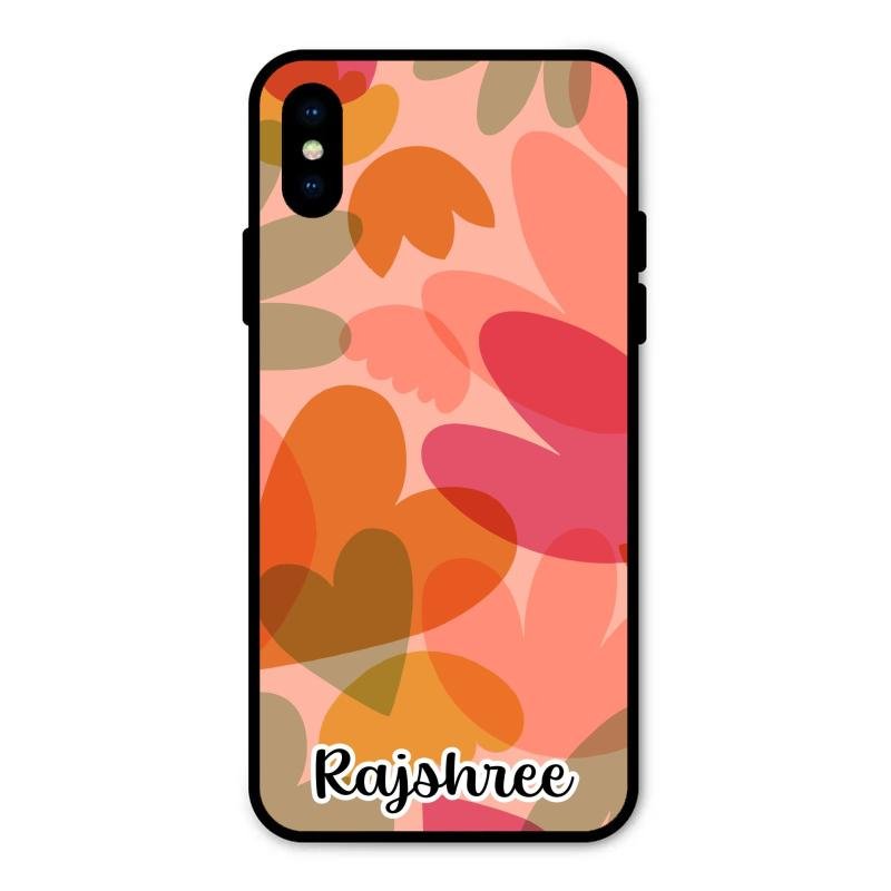 Virginia Customize Glass Case Cover For iPhone XS