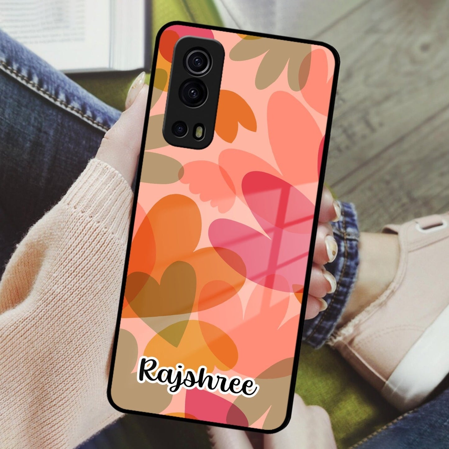 Virginia Customize Glass Case Cover For iQOO