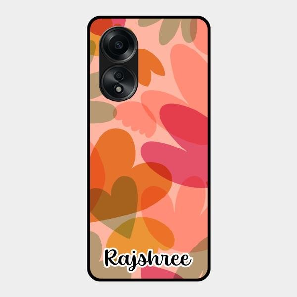 Virginia Customize Glass Case Cover For Oppo A58