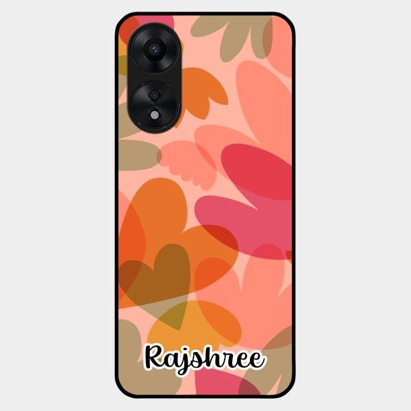 Virginia Customize Glass Case Cover For Oppo A78 5G