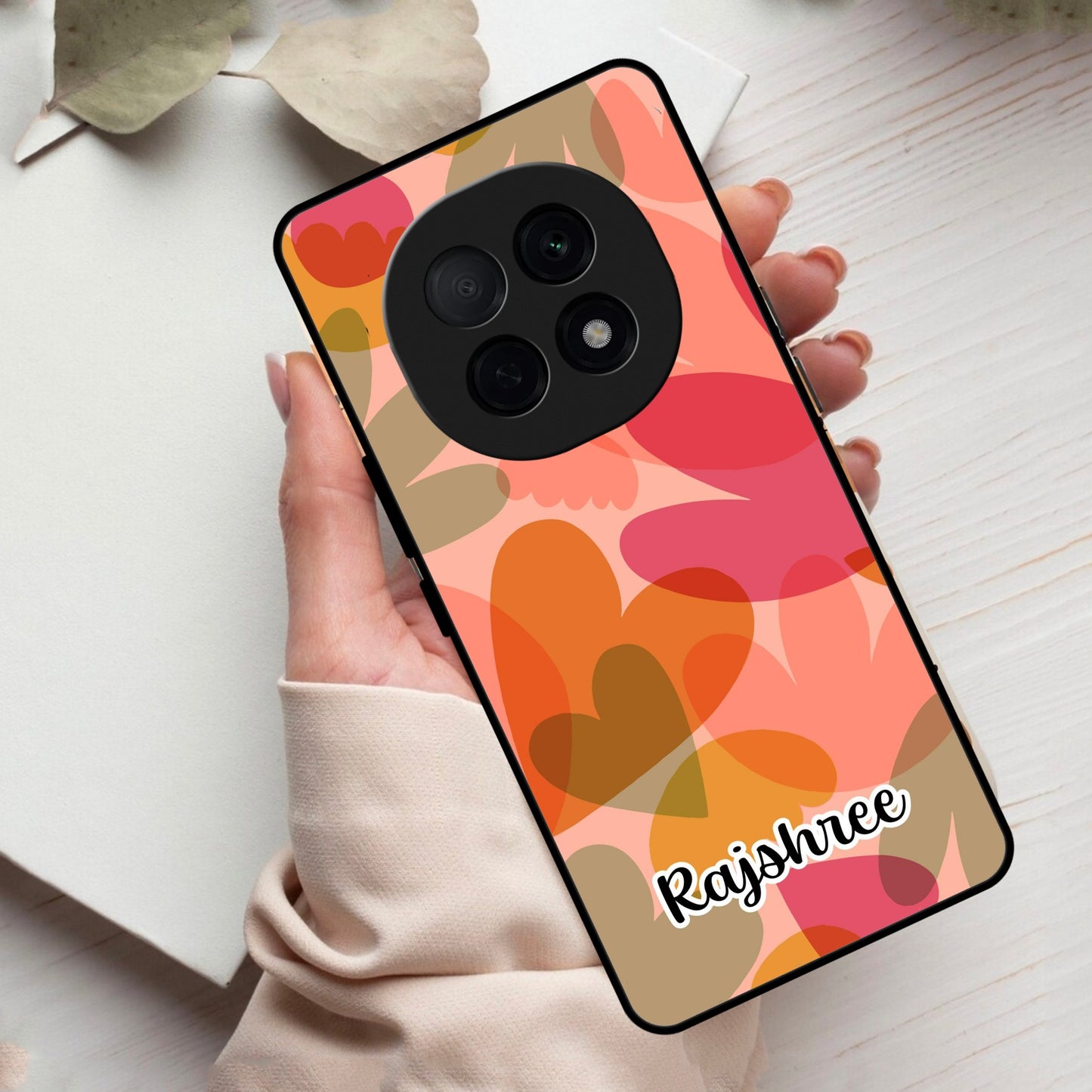 Virginia Customize Glass Case Cover For Oppo